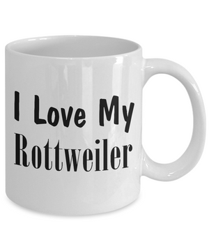 Love My Rottweiler - 11oz Mug - Unique Gifts Store