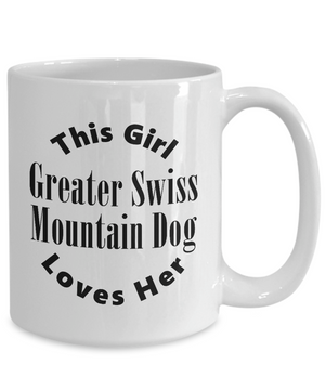 Greater Swiss Mountain Dog v2c - 15oz Mug