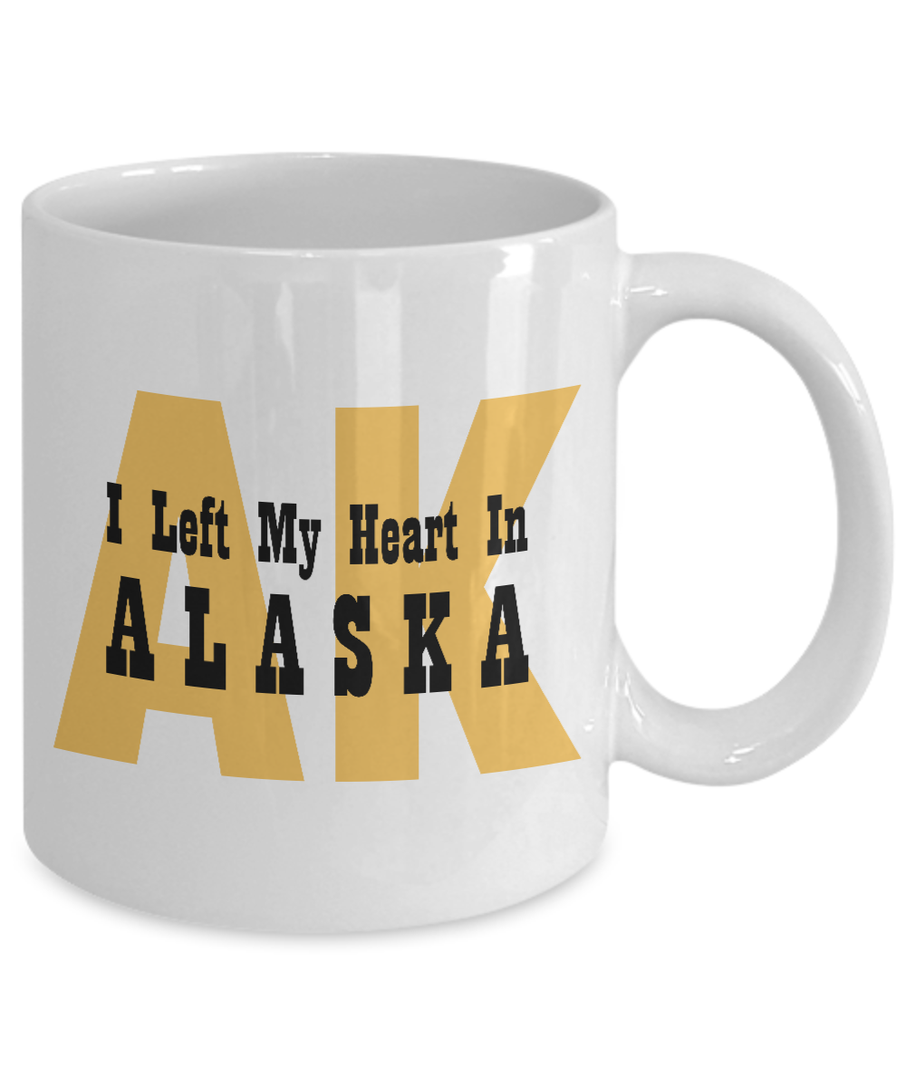 Heart In Alaska - 11oz Mug - Unique Gifts Store
