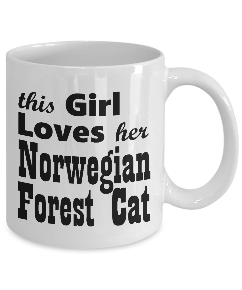 Norwegian Forest Cat - 11oz Mug - Unique Gifts Store
