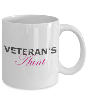 Veteran's Aunt - 11oz Mug - Unique Gifts Store