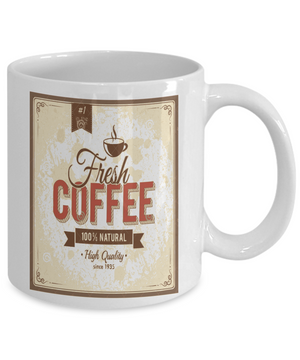 Vintage Coffee - 11oz Mug - Unique Gifts Store