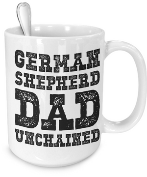 German Shepherd Dad - 15oz Mug - Unique Gifts Store