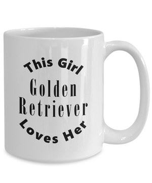 Golden Retriever v2c - 15oz Mug