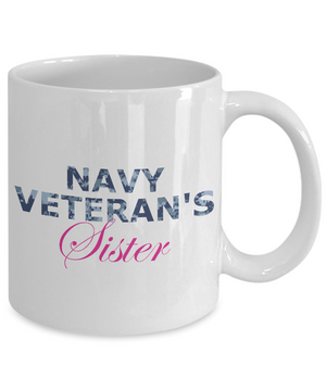 Navy Veteran's Sister - 11oz Mug - Unique Gifts Store