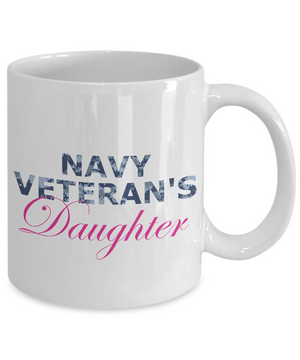 Navy Veteran's Daughter - 11oz Mug - Unique Gifts Store