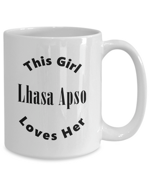 Lhasa Apso v2c - 15oz Mug