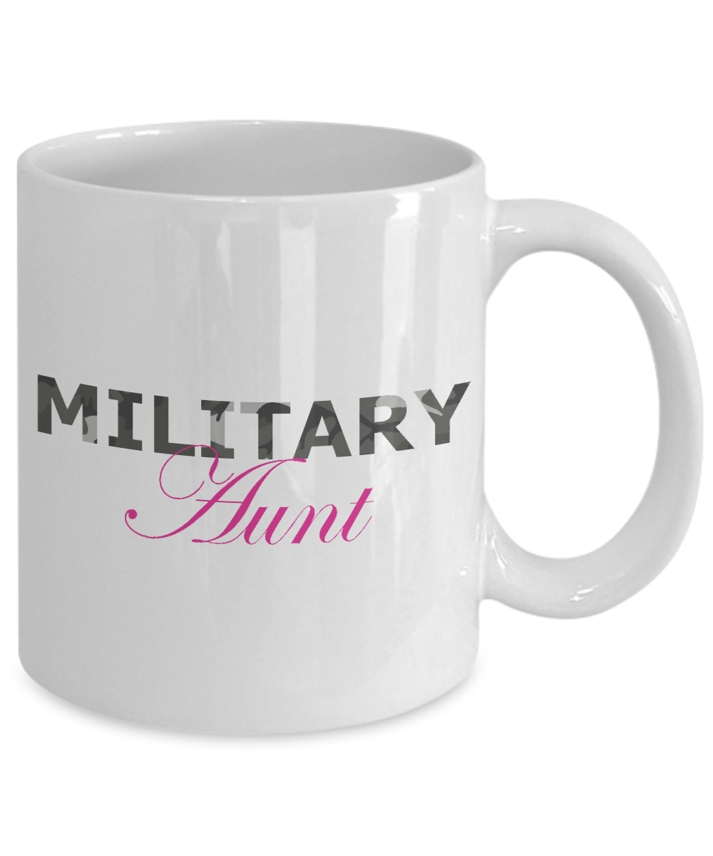 Military Aunt - 11oz Mug - Unique Gifts Store