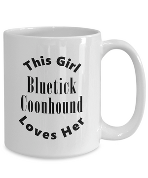 Bluetick Coonhound v2c - 15oz Mug