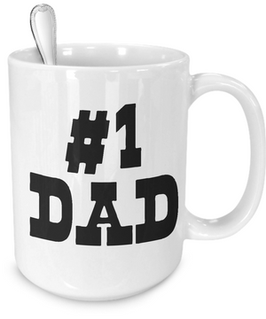 #1 Dad - 15oz Mug - Unique Gifts Store