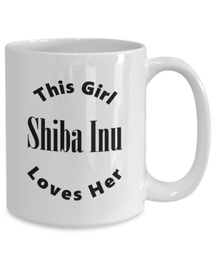 Shiba Inu v2c - 15oz Mug