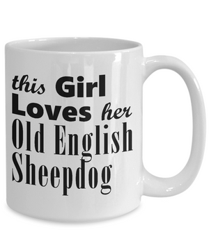 Old English Sheepdog - 15oz Mug