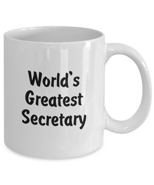 World's Greatest Secretary v2 - 11oz Mug