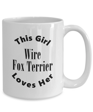 Wire Fox Terrier v2c - 15oz Mug
