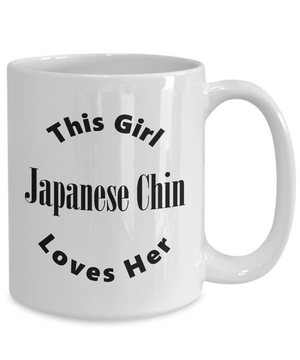Japanese Chin v2c - 15oz Mug