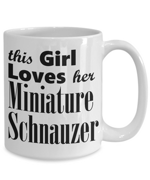 Miniature Schnauzer - 15oz Mug