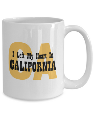 Heart In California - 15oz Mug - Unique Gifts Store