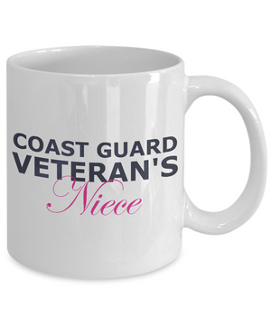 Coast Guard Veteran's Niece - 11oz Mug - Unique Gifts Store