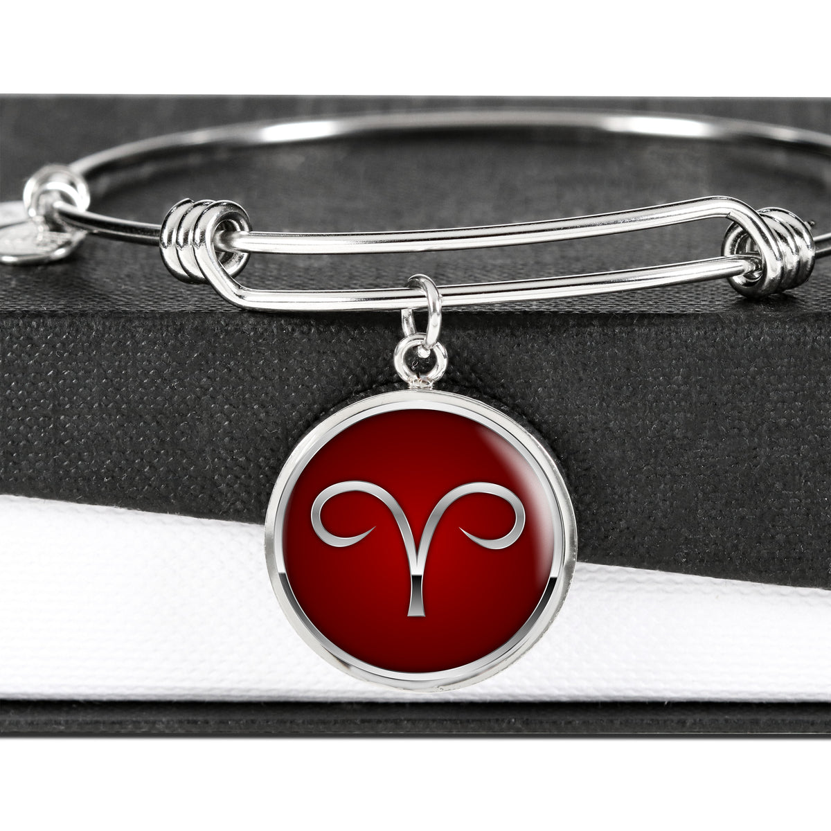 Zodiac Sign Aries v2 - Bangle Bracelet