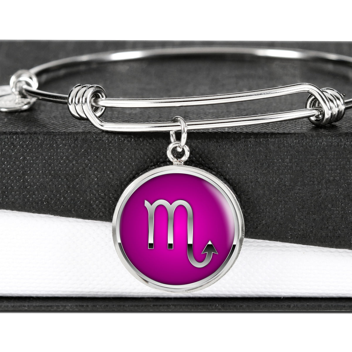 Zodiac Sign Scorpio v2 - Bangle Bracelet