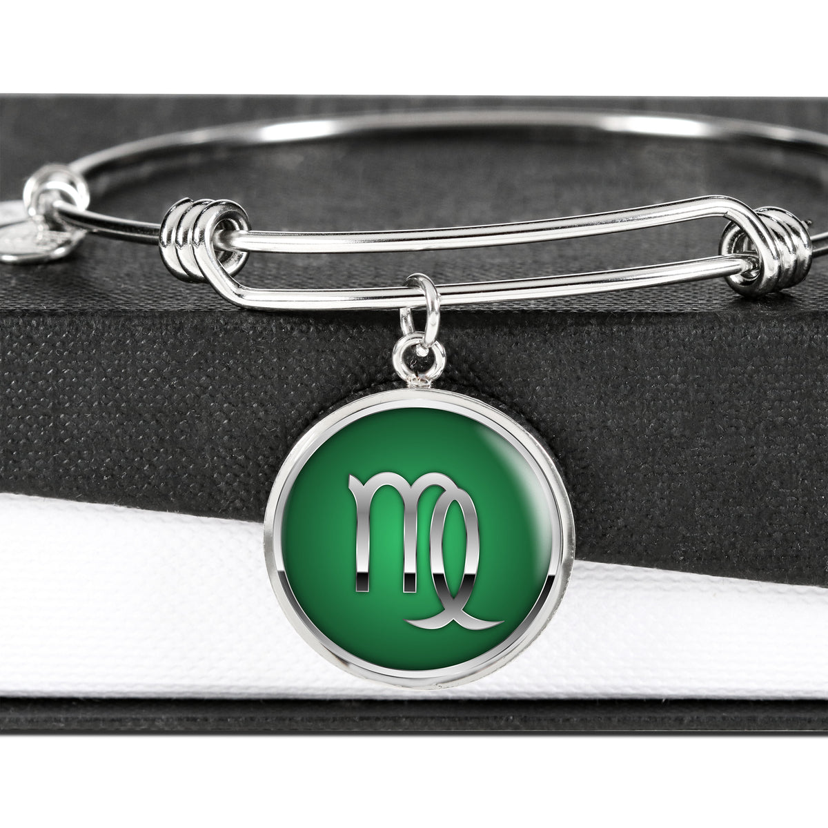 Zodiac Sign Virgo v2 - Bangle Bracelet