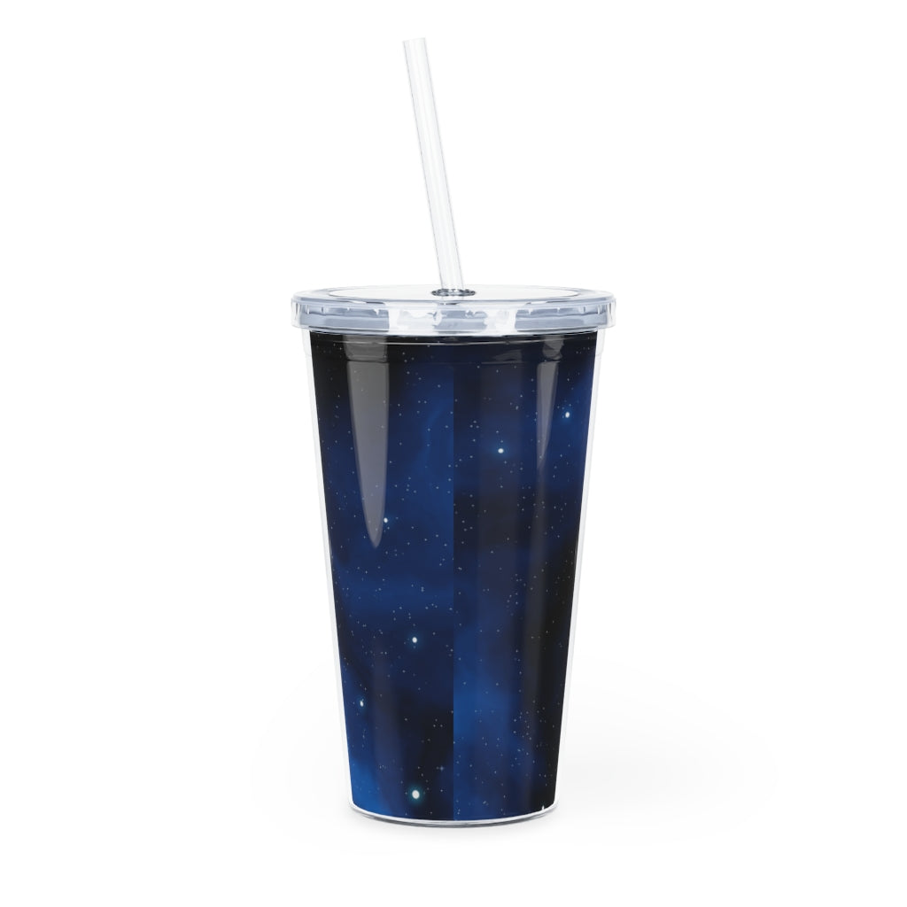 Zodiac Sign Cancer - 20oz Plastic Tumbler with Straw