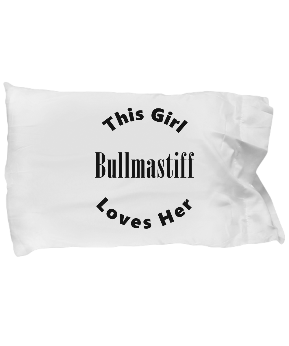 Bullmastiff v2c - Pillow Case