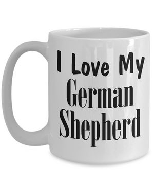 Love My German Shepherd - 15oz Mug