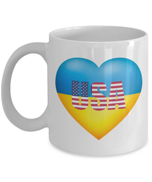 Ukrainian In The USA - 11oz Mug
