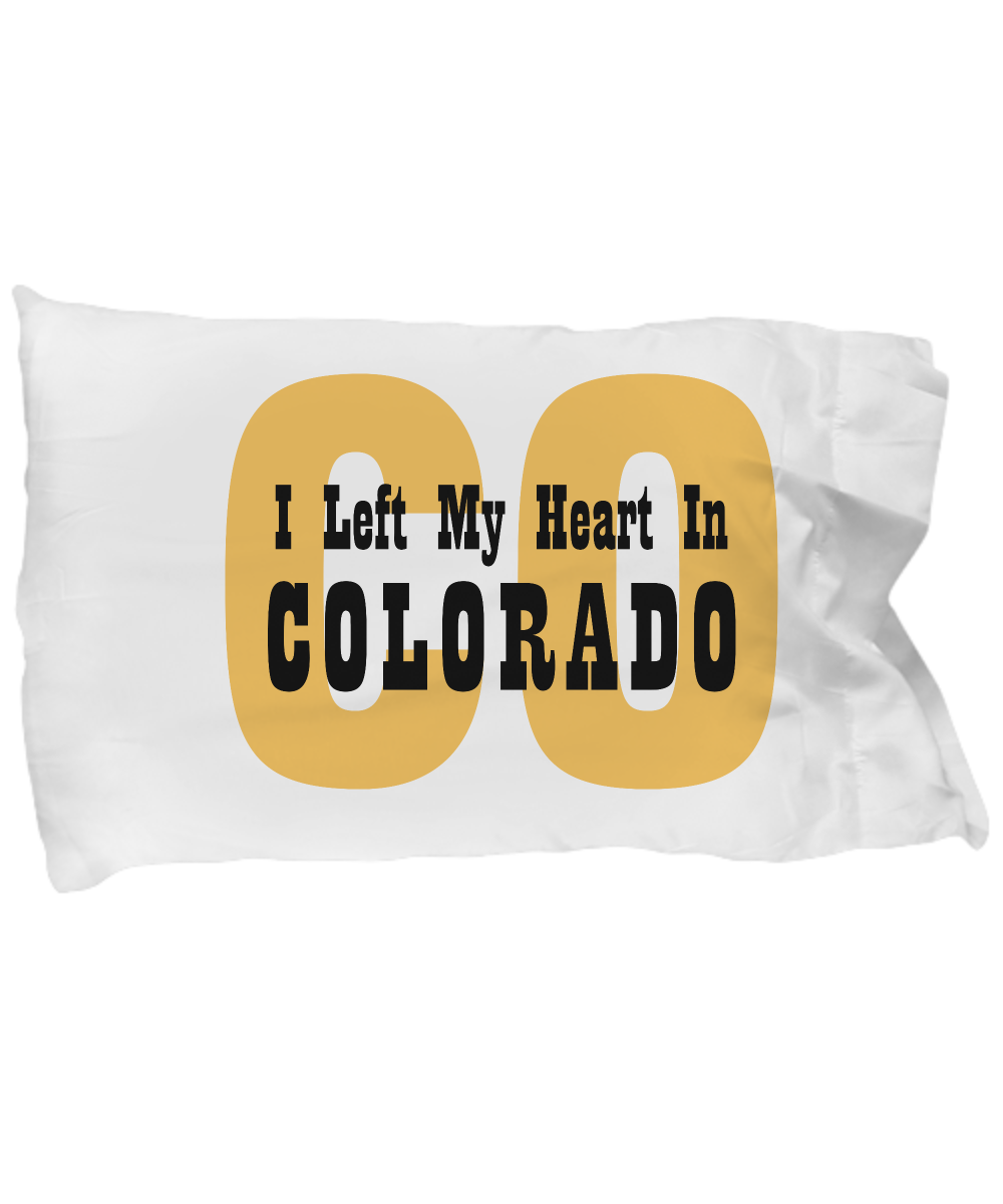 Heart In Colorado - Pillow Case - Unique Gifts Store