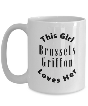 Brussels Griffon v2c - 15oz Mug