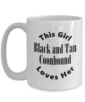 Black and Tan Coonhound v2c - 15oz Mug