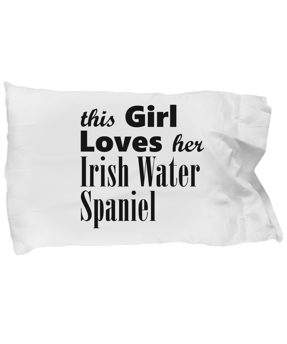 Irish Water Spaniel - Pillow Case