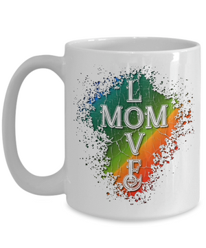 Mom, Love - 15oz Mug