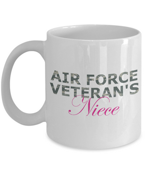 Air Force Veteran's Niece - 11oz Mug - Unique Gifts Store