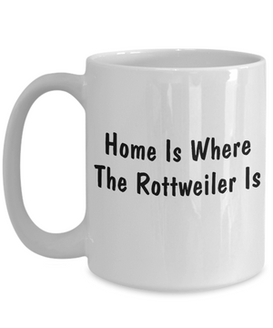 Rottweiler's Home - 15oz Mug