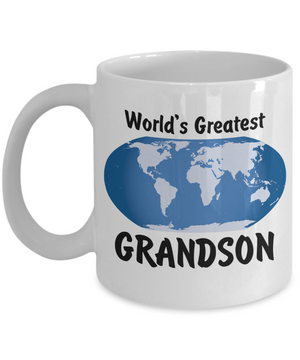 World's Greatest Grandson - 11oz Mug - Unique Gifts Store
