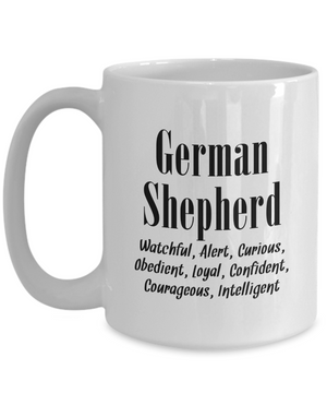 The German Shepherd - 15oz Mug