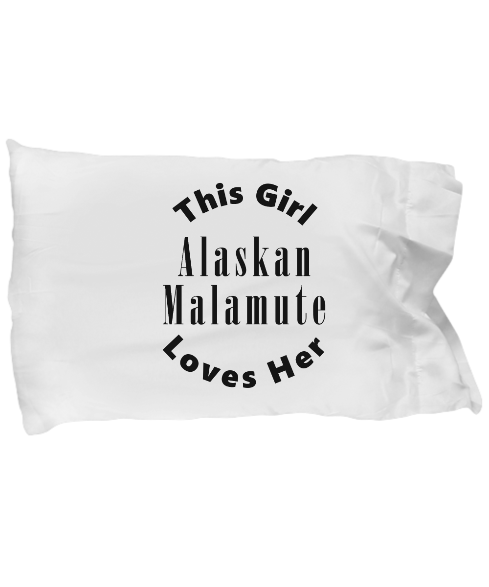 Alaskan Malamute v2c - Pillow Case