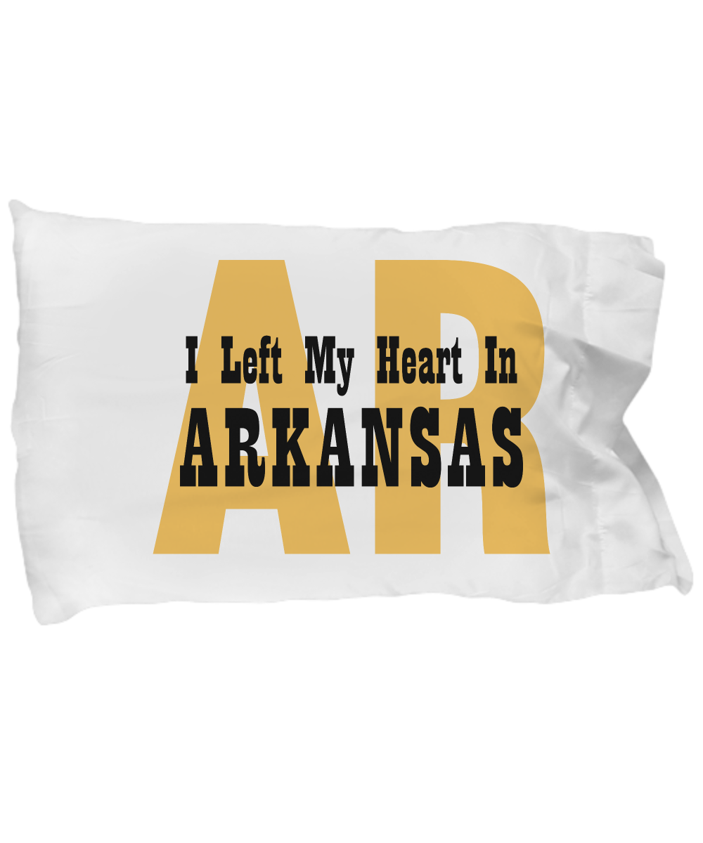 Heart In Arkansas - Pillow Case - Unique Gifts Store
