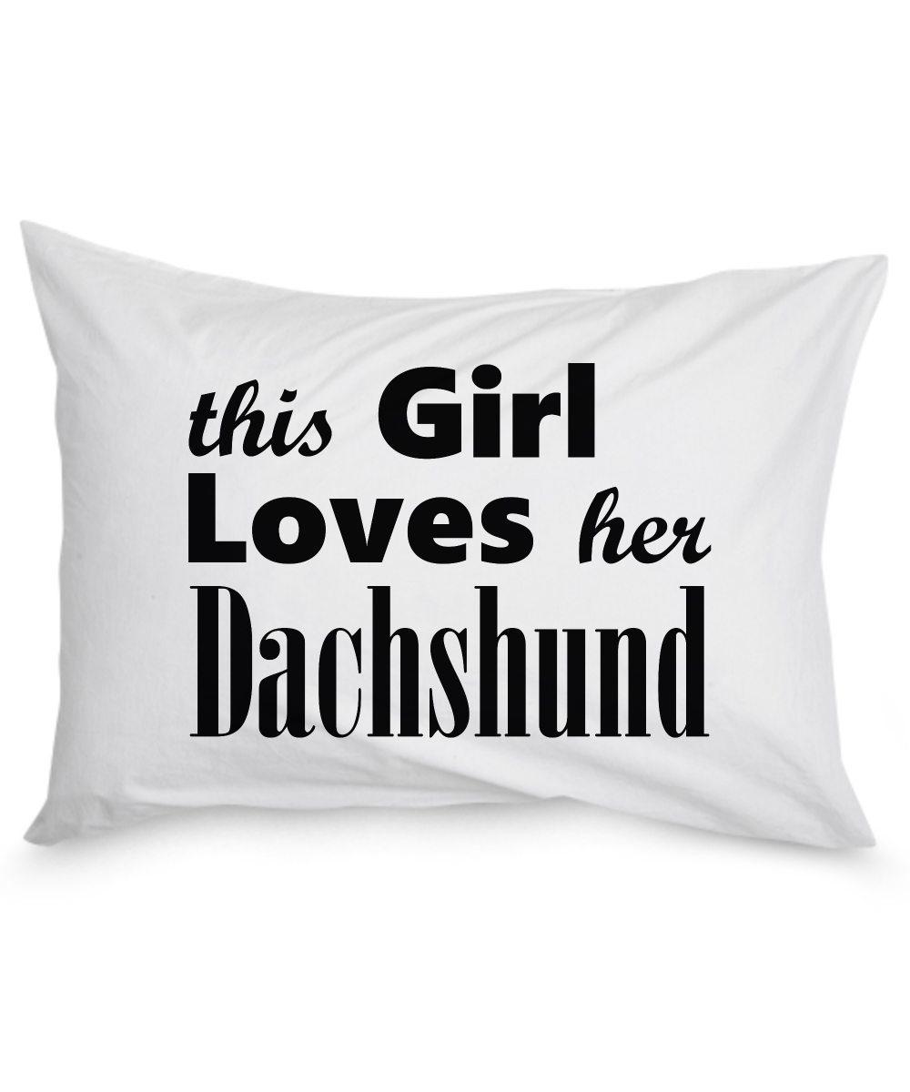 Dachshund - Pillow Case - Unique Gifts Store