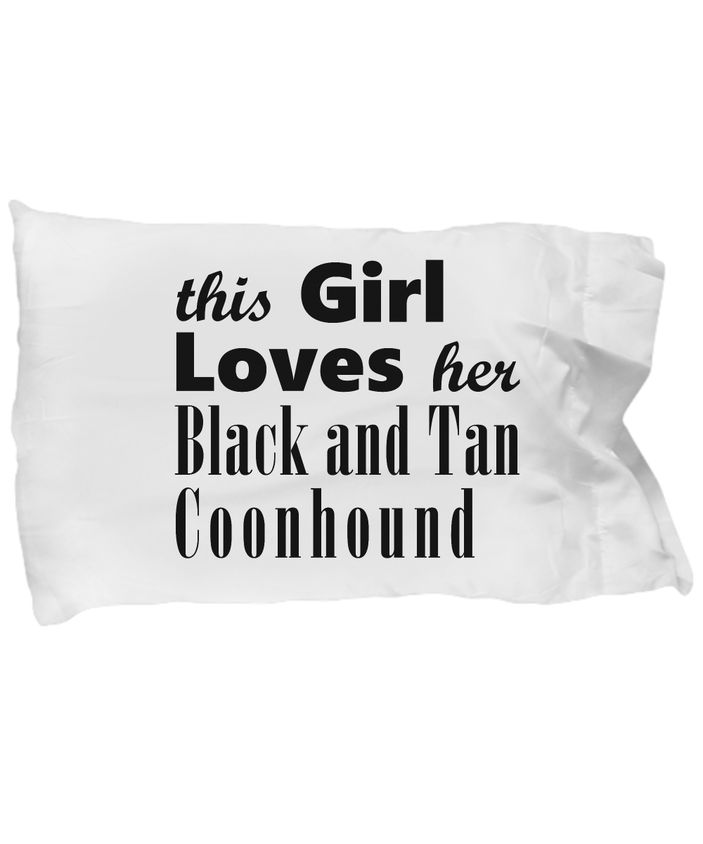 Black and Tan Coonhound - Pillow Case - Unique Gifts Store