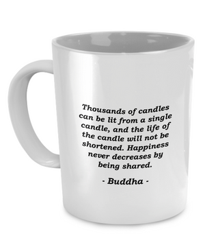 Buddha - Happiness - Coffee Mug - Unique Gifts Store