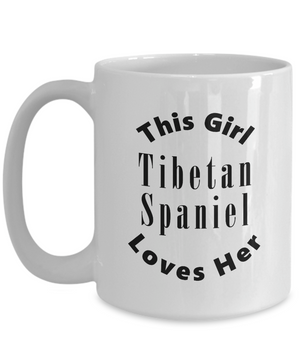 Tibetan Spaniel v2c - 15oz Mug