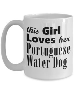 Portuguese Water Dog - 15oz Mug