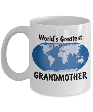 World's Greatest Grandmother - 11oz Mug - Unique Gifts Store