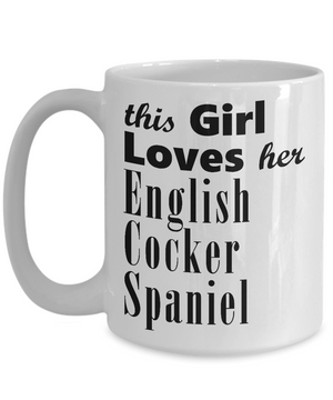 English Cocker Spaniel - 15oz Mug