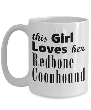 Redbone Coonhound - 15oz Mug