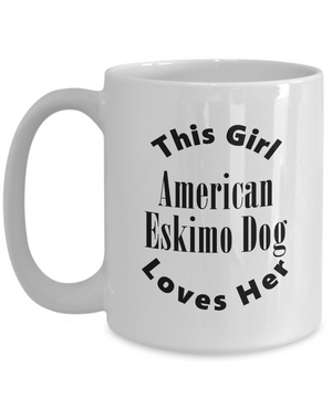 American Eskimo Dog v2c - 15oz Mug