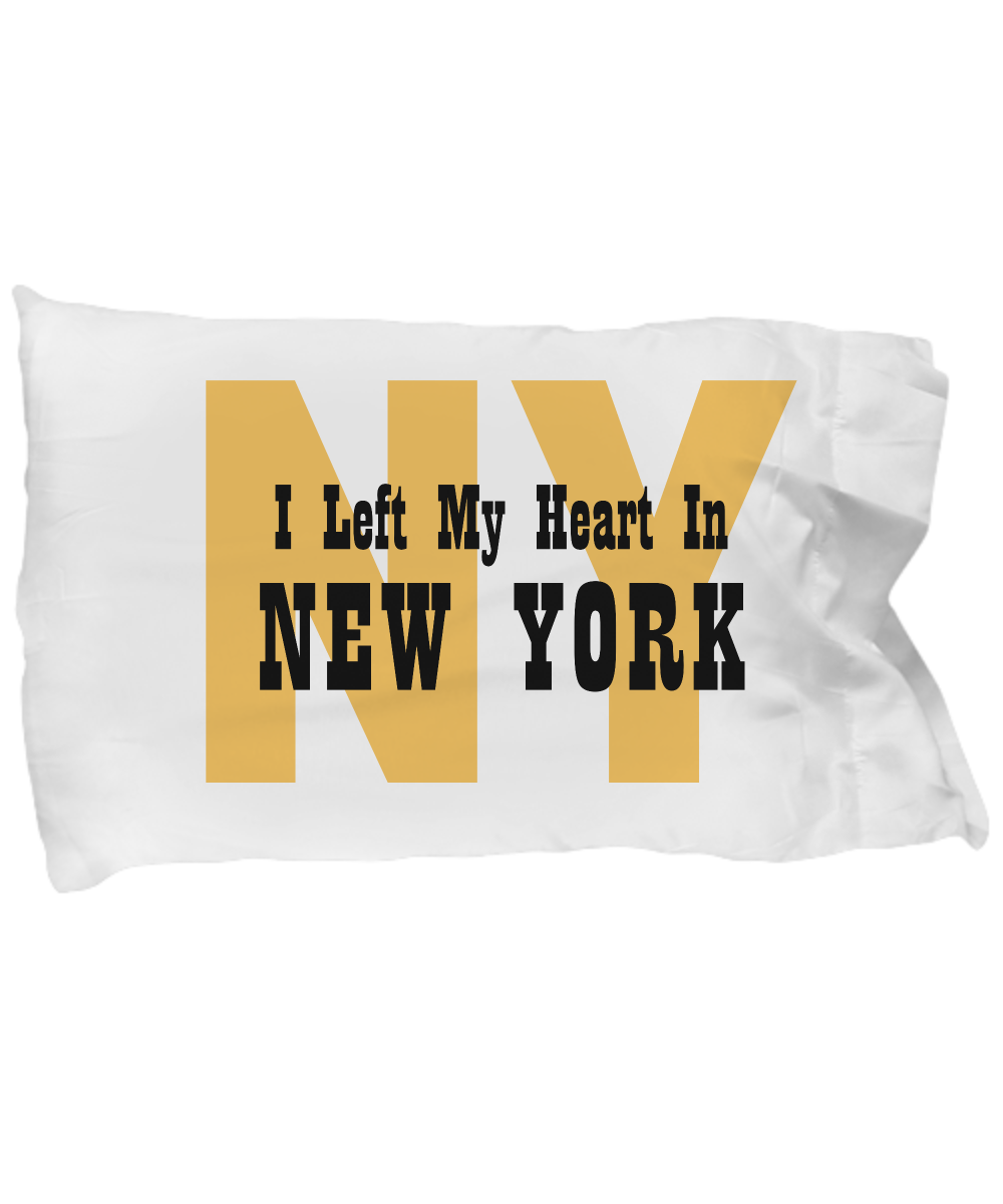 Heart In New York - Pillow Case - Unique Gifts Store